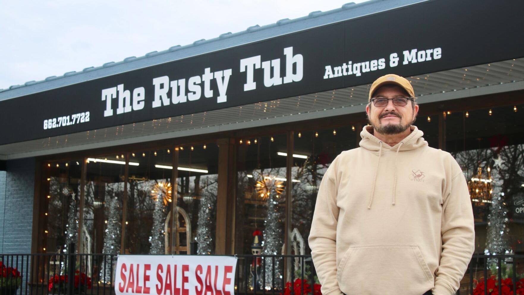 "What in the world am I going to do with this rusty tub?": Porterfield chases dream, opens antique store in Ripley